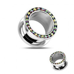 Piercing arcade 8 mm anodisé rose