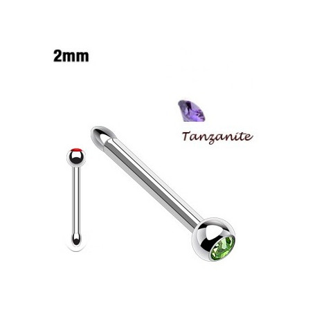 Piercing arcade 8 mm anodisé rose