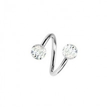 Piercing arcade 8 mm anodisé rose