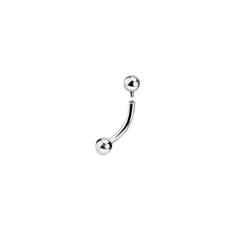 Piercing arcade 6mm avec boules 3mm en acier Nimoy Piercing arcade3,10 €