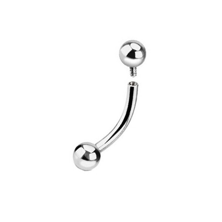 Piercing arcade 12mm avec boules 3mm en acier Noaz Piercing arcade3,10 €