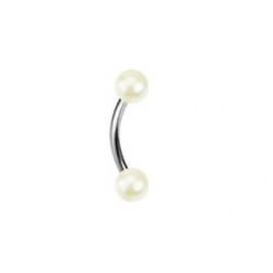 Piercing arcade 8mm avec boules perles nacrées Nava Piercing arcade2,49 €