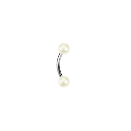 Piercing arcade 8mm avec boules perles nacrées Nava Piercing arcade2,49 €