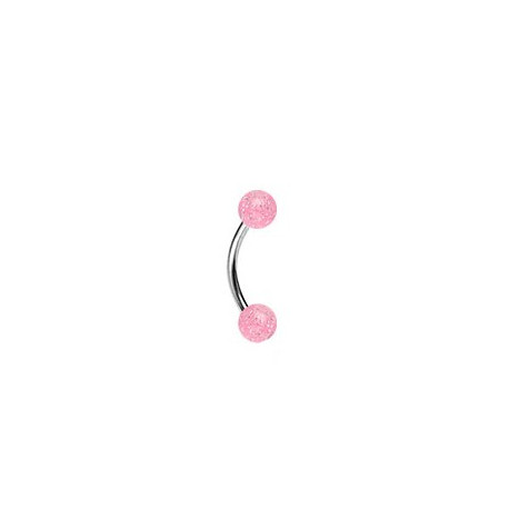 Piercing arcade 8 mm anodisé rose