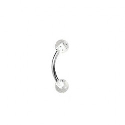 Piercing arcade 8mm boules paillettes incolore Dufy Piercing arcade2,85 €