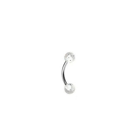 Piercing arcade 8mm boules paillettes incolore Dufy Piercing arcade2,85 €