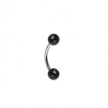 Piercing arcade 8mm boules paillettes noire Dut Piercing arcade2,85 €