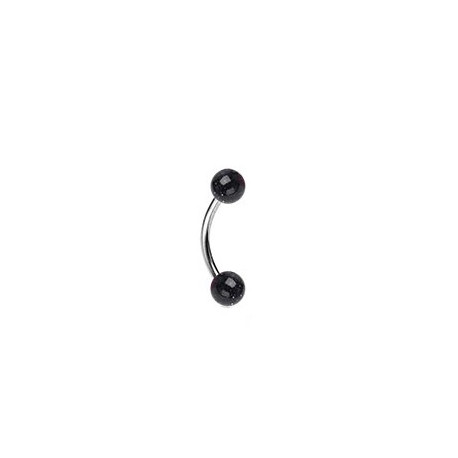 Piercing arcade 8mm boules paillettes noire Dut Piercing arcade2,85 €