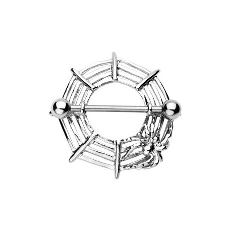 Piercing téton bouclier araignée Paz Piercing téton5,49 €
