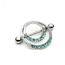 Piercing téton couronne romantique bleu Nis Piercing téton7,90 €