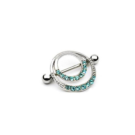 Piercing téton couronne romantique bleu Nis Piercing téton7,90 €