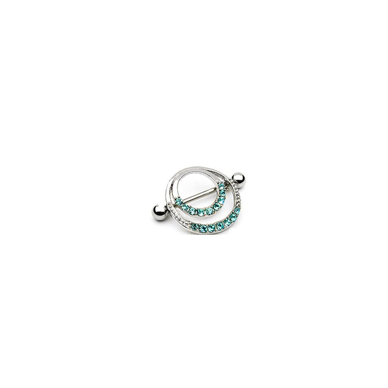 Piercing téton couronne romantique bleu Nis Piercing téton7,90 €