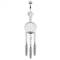Piercing nombril capteur de rêve blanc Kroc Piercing nombril8,65 €