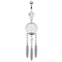 Piercing nombril capteur de rêve blanc Kroc Piercing nombril8,65 €