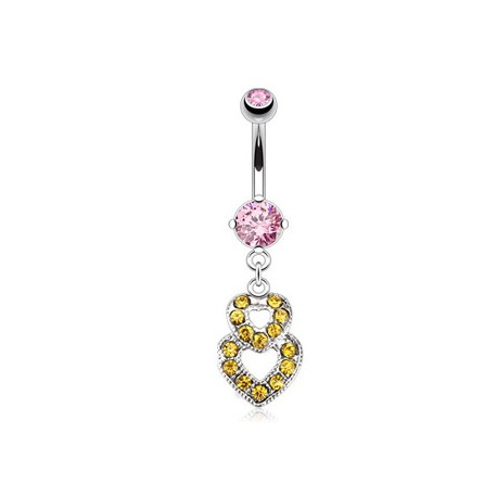 Piercing nombril cœurs entrelacés et doré Kater Piercing nombril8,40 €