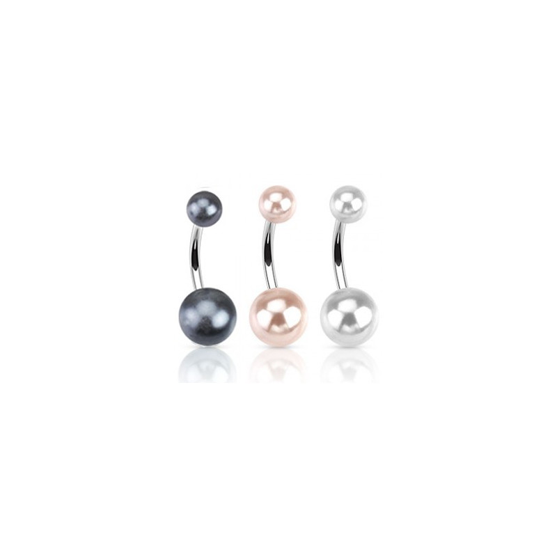 Lot 3 piercings nombril boules perles nacrées Piercing nombril4,49 €