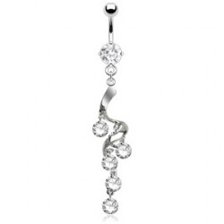 Piercing nombril avec pendentif raisin blanc Zat Piercing nombril9,49 €