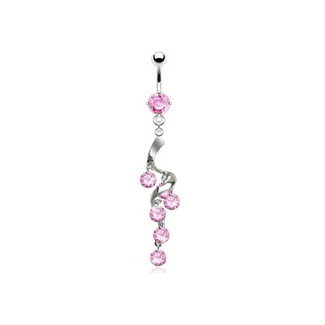 Piercing nombril avec pendentif raisin rose Zataz Piercing nombril9,49 €