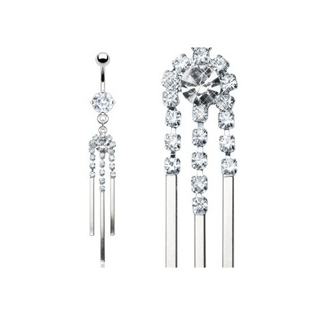 Piercing arcade 8 mm anodisé rose