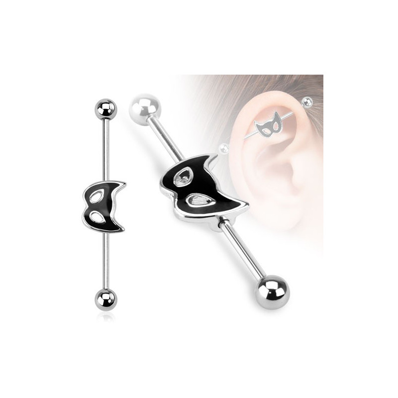 Piercing industriel chat noir 38mm Pifox Piercing oreille4,80 €