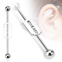 Piercing industriel lame de rasoir 38mm Pytulo Piercing oreille4,80 €