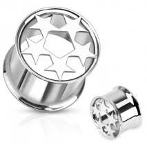 Piercing tunnel avec cinq étoiles 14mm Ham Piercing oreille5,99 €
