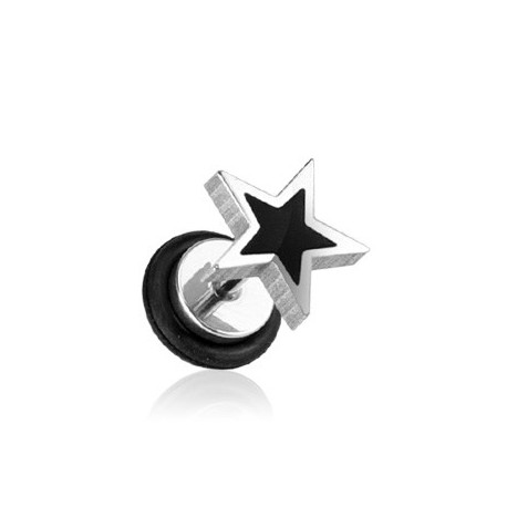 Faux piercing plug d'oreille avec étoile noire Gea Faux piercing5,25 €