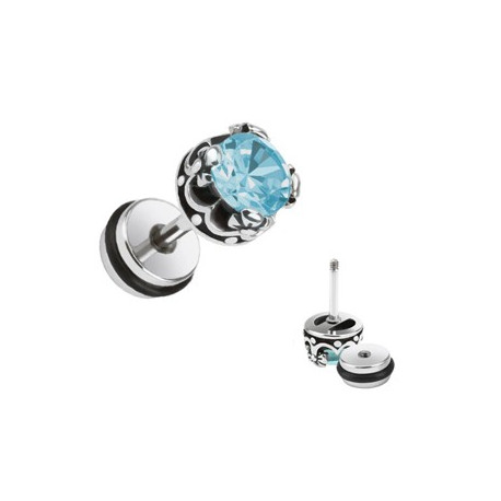 Piercing arcade 8 mm anodisé rose