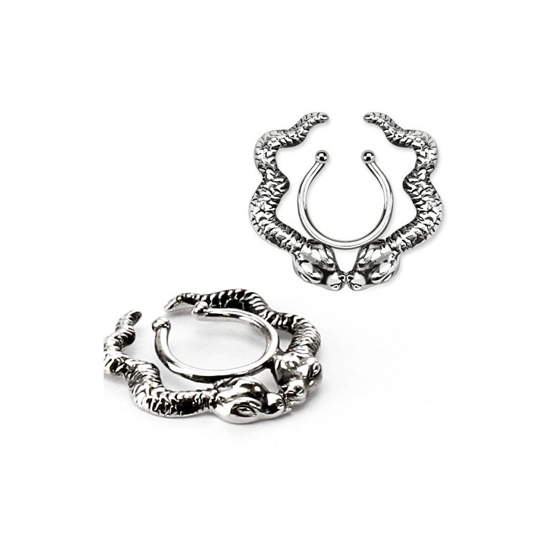 Piercing arcade 8 mm anodisé rose