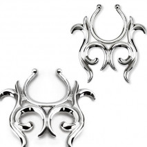 Faux piercing téton acier tribal Dax Faux piercing4,80 €