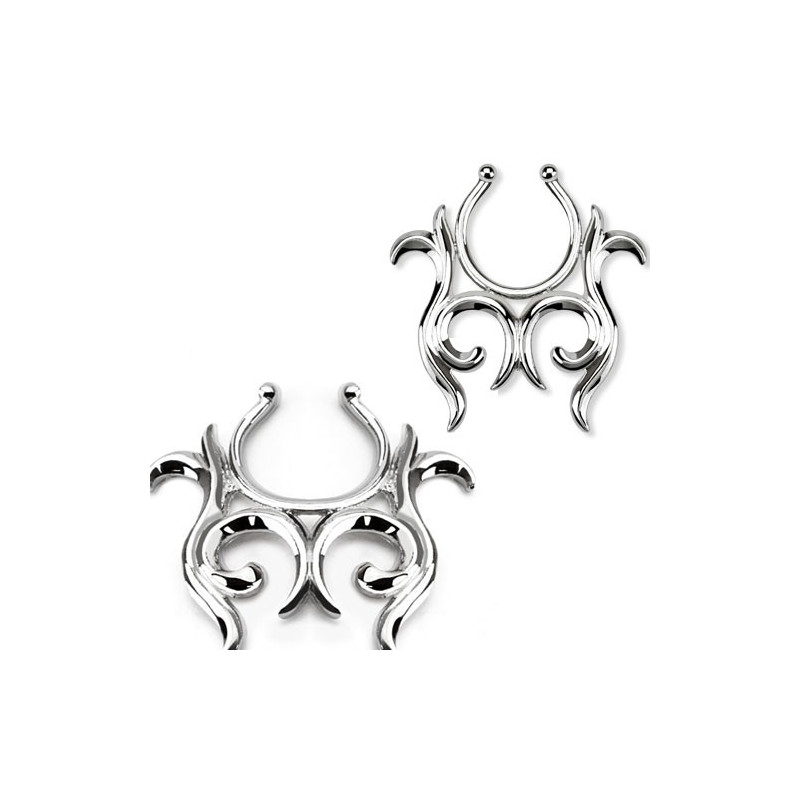 Piercing arcade 8 mm anodisé rose