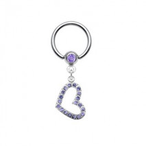 Piercing téton anneau et coeur violet Phon Piercing téton5,99 €