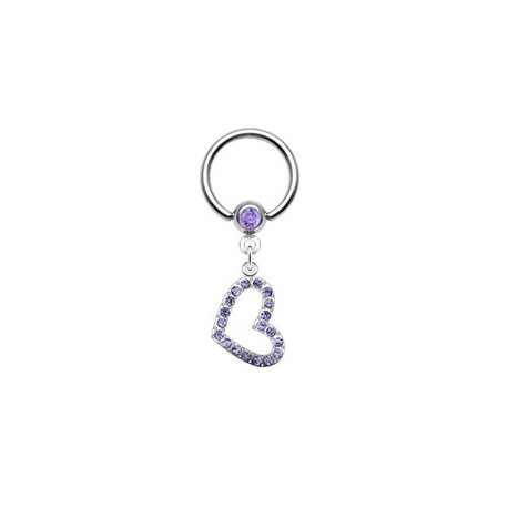 Piercing téton anneau et coeur violet Phon Piercing téton5,99 €
