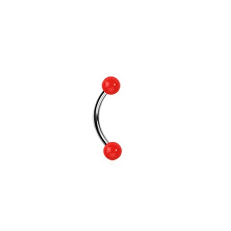 Piercing arcade titane 8mm et boules rouge Joni Piercing arcade2,80 €