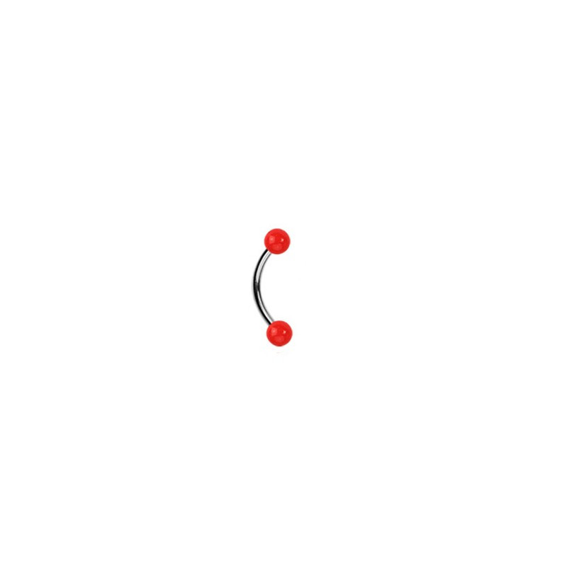 Piercing arcade titane 8mm et boules rouge Joni Piercing arcade2,80 €
