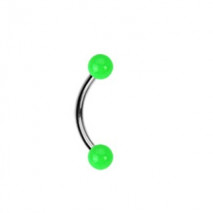 Piercing arcade titane 8mm et boules verte Joi Piercing arcade2,80 €