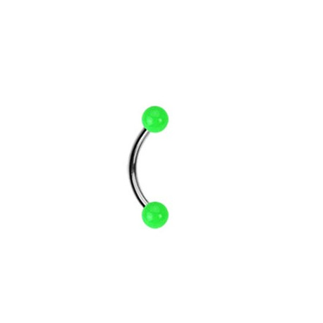 Piercing arcade titane 8mm et boules verte Joi Piercing arcade2,80 €
