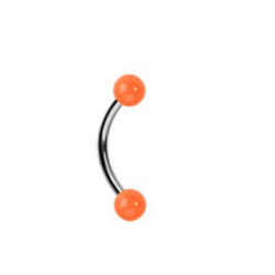 Piercing arcade titane 8mm et boules orange Jari Piercing arcade2,80 €