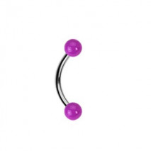 Piercing arcade titane 8mm et boules violette Jali Piercing arcade2,80 €