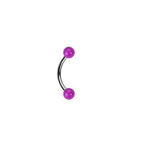 Piercing arcade titane 8mm et boules violette Jali Piercing arcade2,80 €