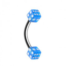 Piercing arcade 8 mm anodisé rose