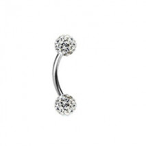 Piercing arcade 8 mm anodisé rose