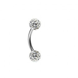 Piercing arcade 8 mm anodisé rose