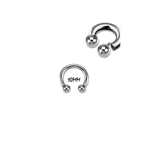 Piercing arcade 8 mm anodisé rose