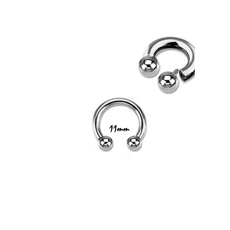 Piercing arcade 8 mm anodisé rose