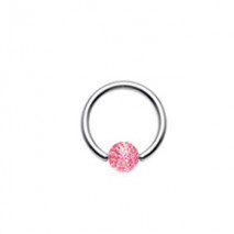 Piercing anneau 10 x 1,2mm boule rouge Byt Piercing oreille2,99 €