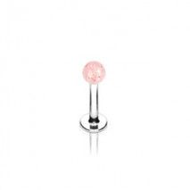 Piercing labret lèvre boule rouge pailletée Gyjio Piercing labret1,75 €