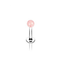 Piercing arcade 8 mm anodisé rose