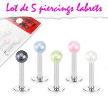 Piercing arcade 8 mm anodisé rose