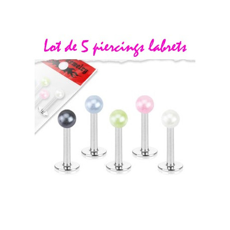 Piercing arcade 8 mm anodisé rose